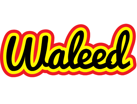 Waleed flaming logo