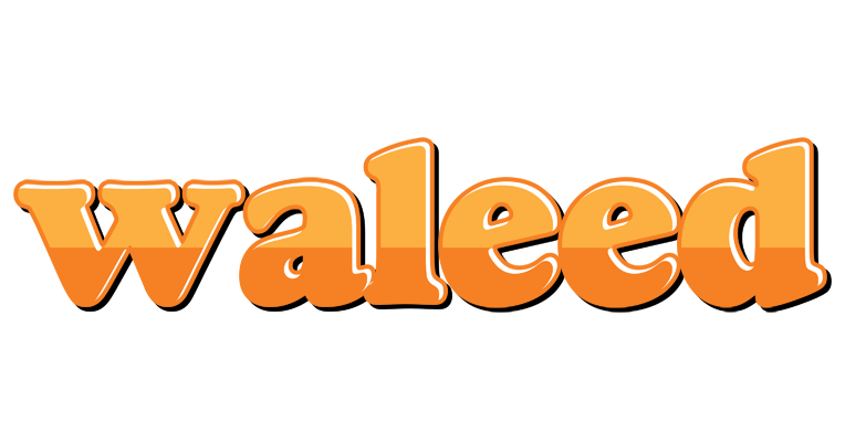 Waleed orange logo