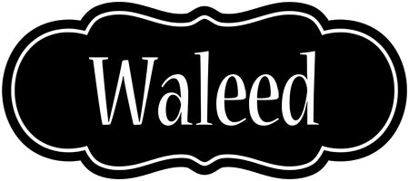 Waleed welcome logo