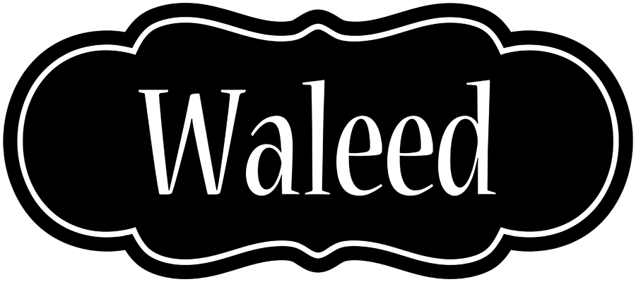 Waleed welcome logo