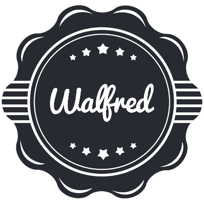 Walfred badge logo