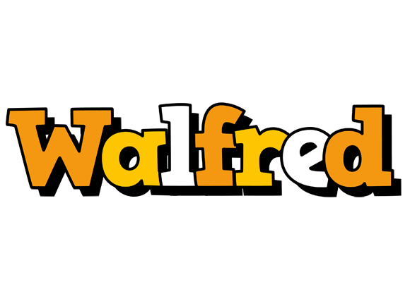 Walfred cartoon logo