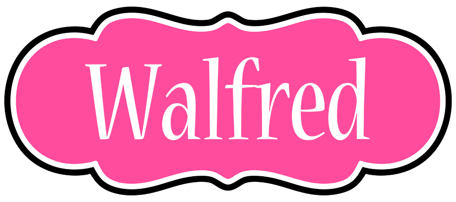 Walfred invitation logo