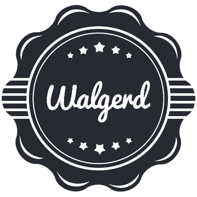 Walgerd badge logo