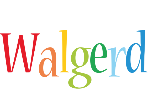 Walgerd birthday logo