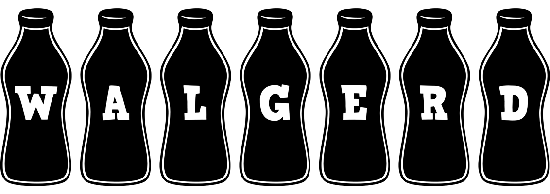 Walgerd bottle logo