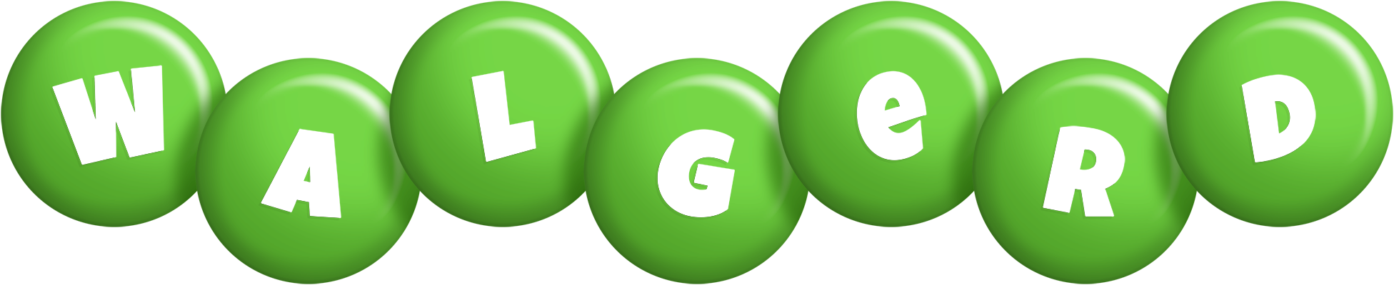 Walgerd candy-green logo