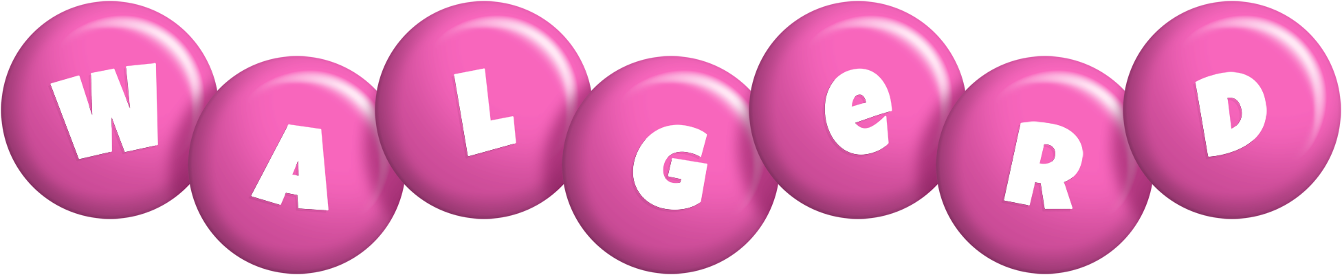 Walgerd candy-pink logo