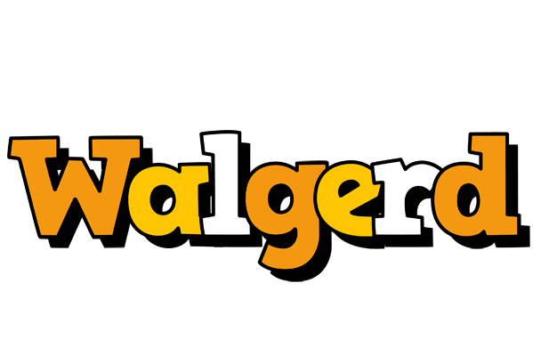Walgerd cartoon logo