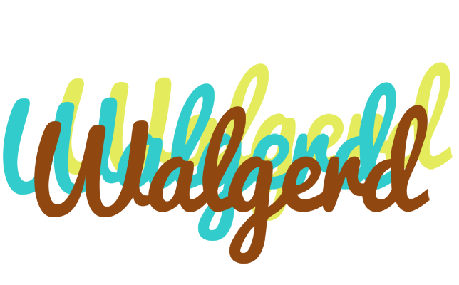 Walgerd cupcake logo