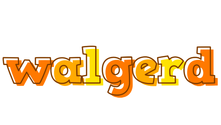 Walgerd desert logo