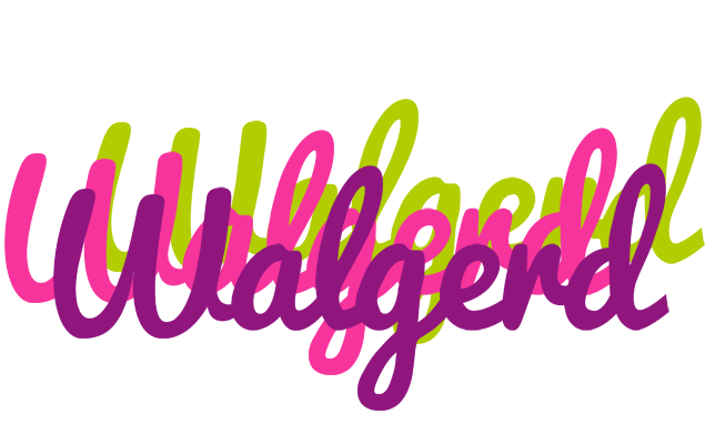 Walgerd flowers logo