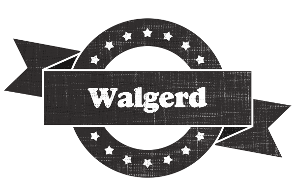Walgerd grunge logo