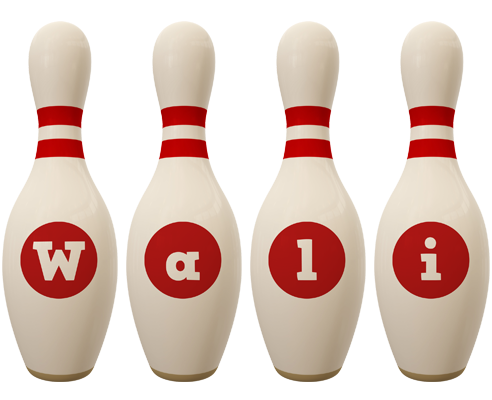 Wali bowling-pin logo