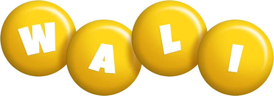 Wali candy-yellow logo