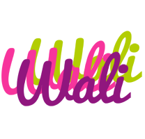 Wali flowers logo