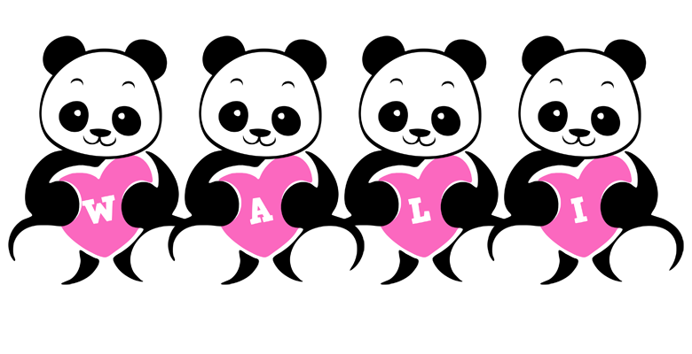 Wali love-panda logo