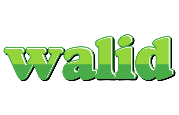 Walid apple logo