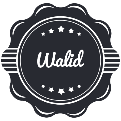 Walid badge logo