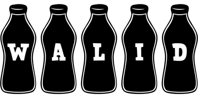 Walid bottle logo