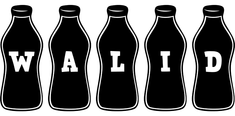 Walid bottle logo