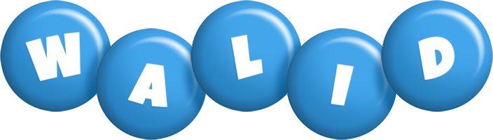 Walid candy-blue logo