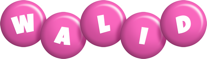 Walid candy-pink logo