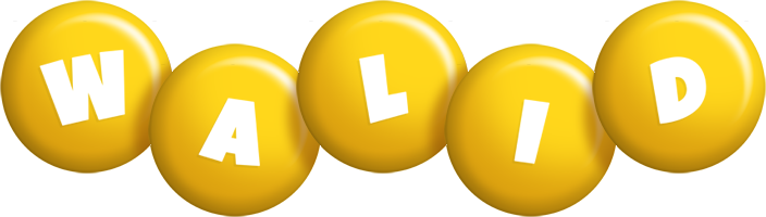 Walid candy-yellow logo