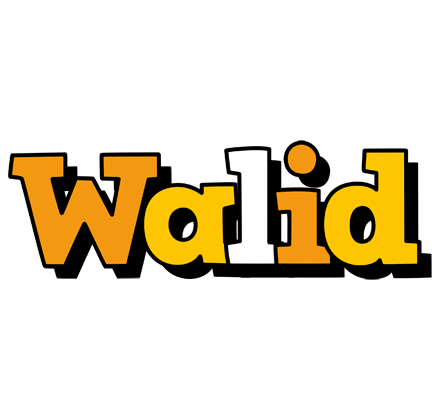 Walid cartoon logo