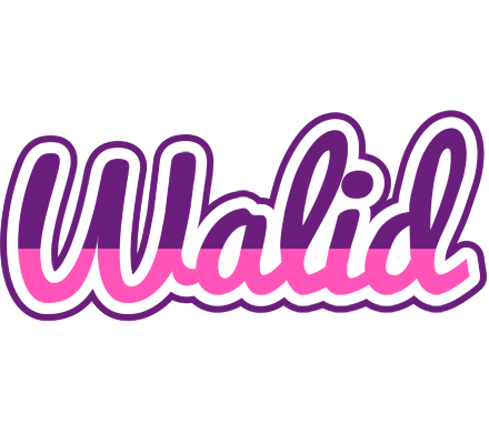 Walid cheerful logo