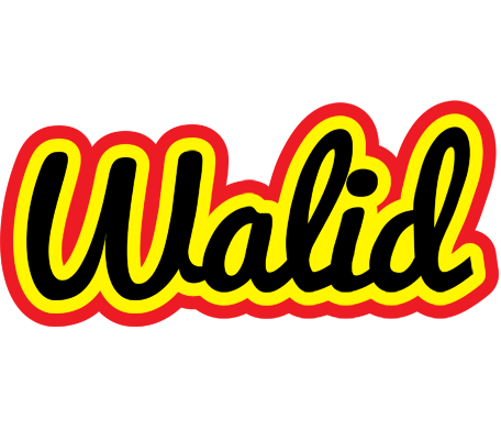 Walid flaming logo