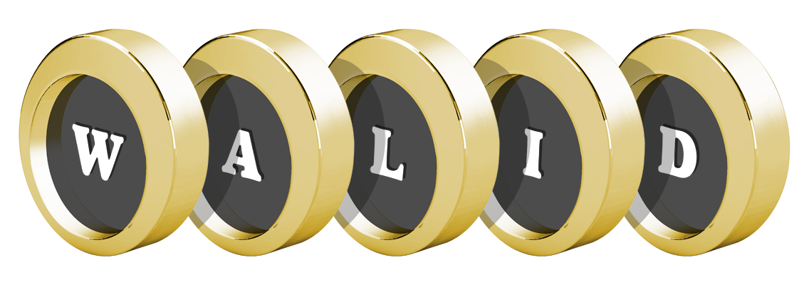 Walid gold logo