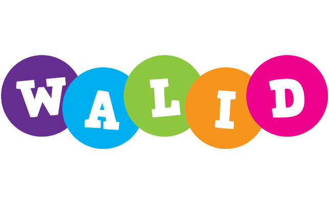 Walid happy logo
