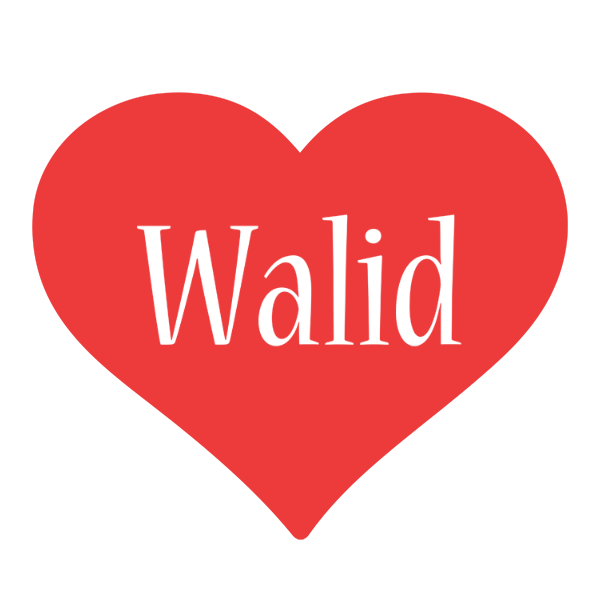 Walid love logo