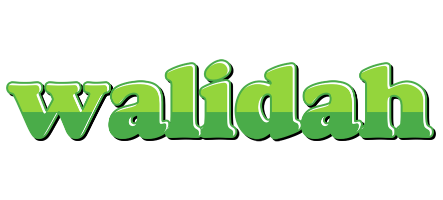 Walidah apple logo