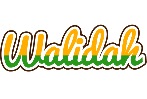 Walidah banana logo