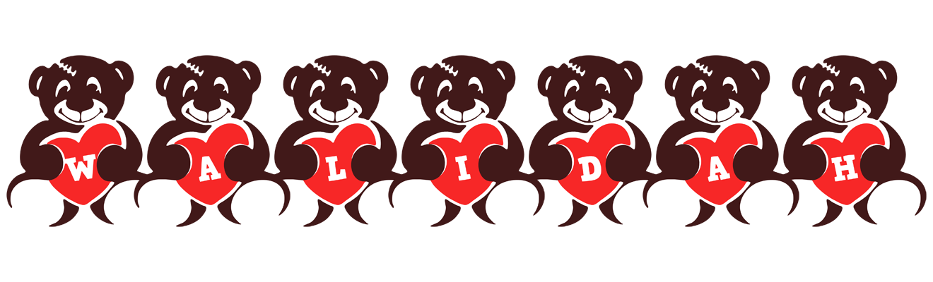 Walidah bear logo