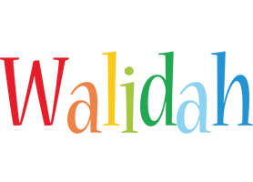Walidah birthday logo