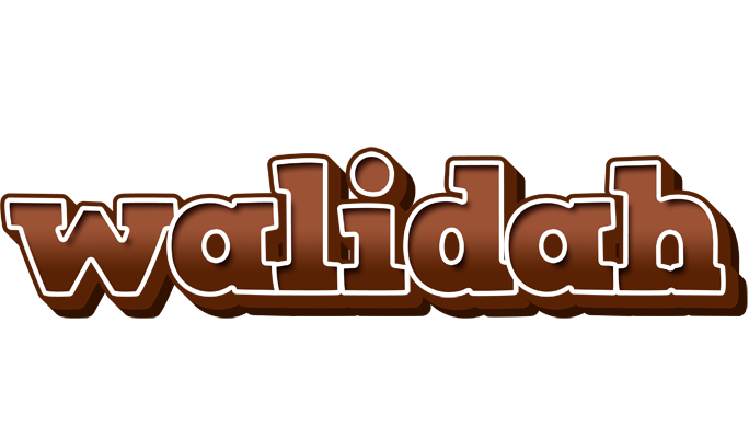 Walidah brownie logo