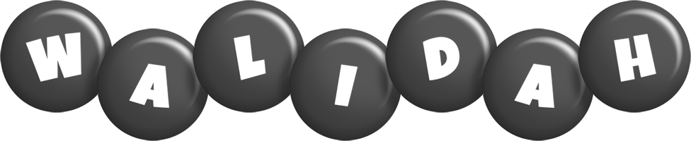 Walidah candy-black logo