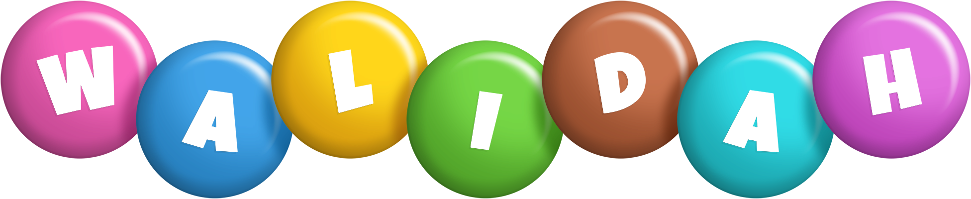 Walidah candy logo