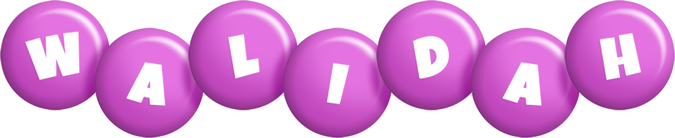 Walidah candy-purple logo