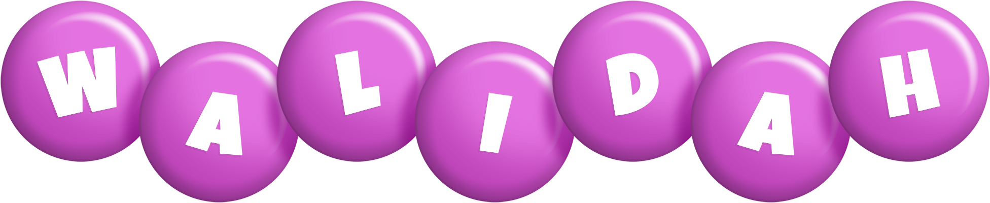 Walidah candy-purple logo