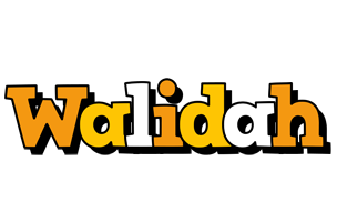 Walidah cartoon logo