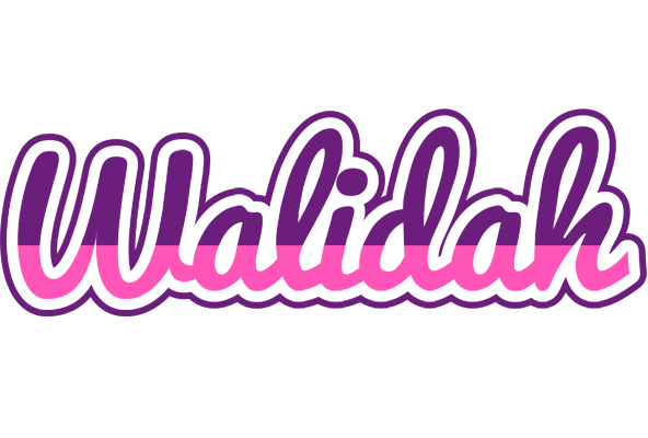 Walidah cheerful logo