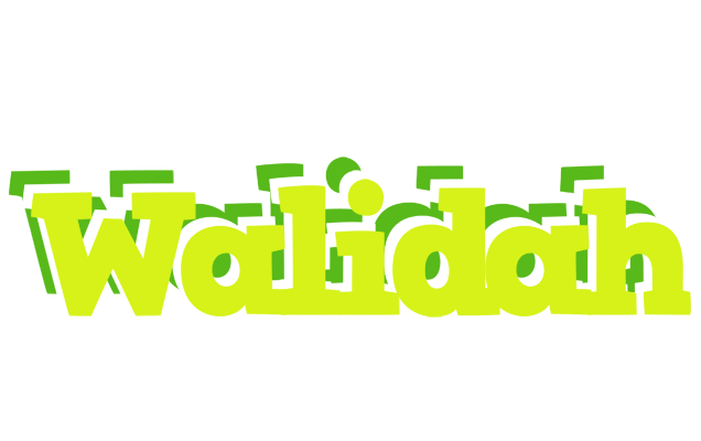 Walidah citrus logo