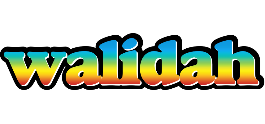 Walidah color logo