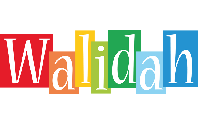 Walidah colors logo