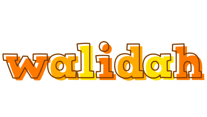 Walidah desert logo
