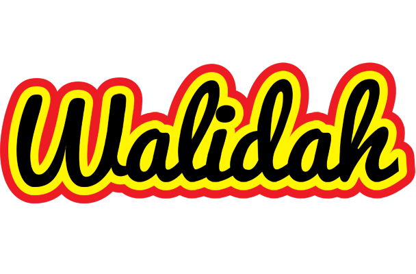 Walidah flaming logo